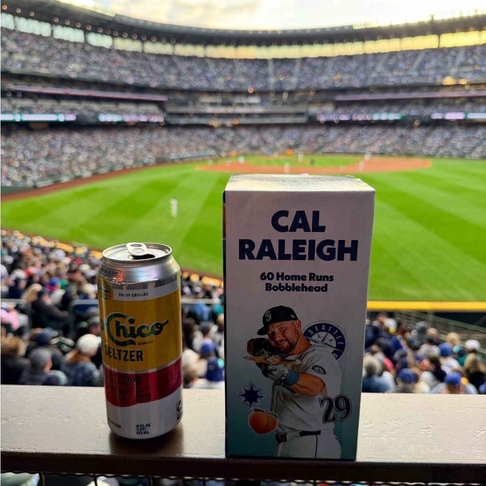 Cal Raleigh 60 Home Runs Bobblehead - Mariners Boxed Collectible